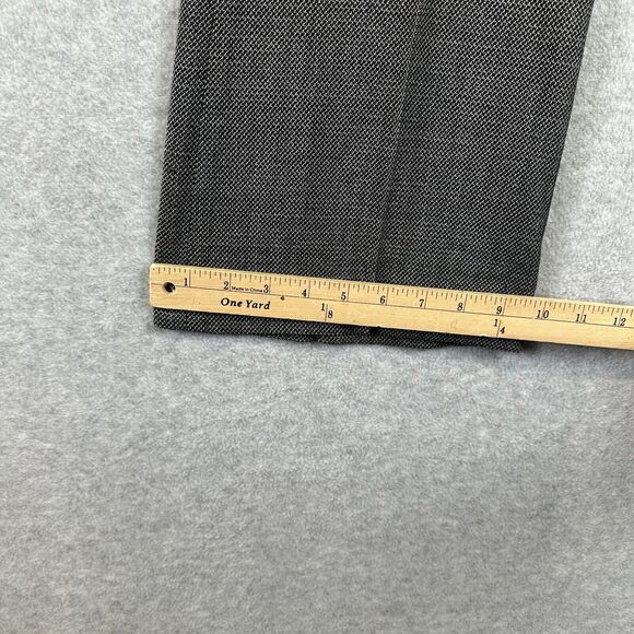 LAFAYETTE 148 NEW YORK Virgin Wool Blend Wide Straight Leg Pants Trousers size 8 - Picture 8 of 14